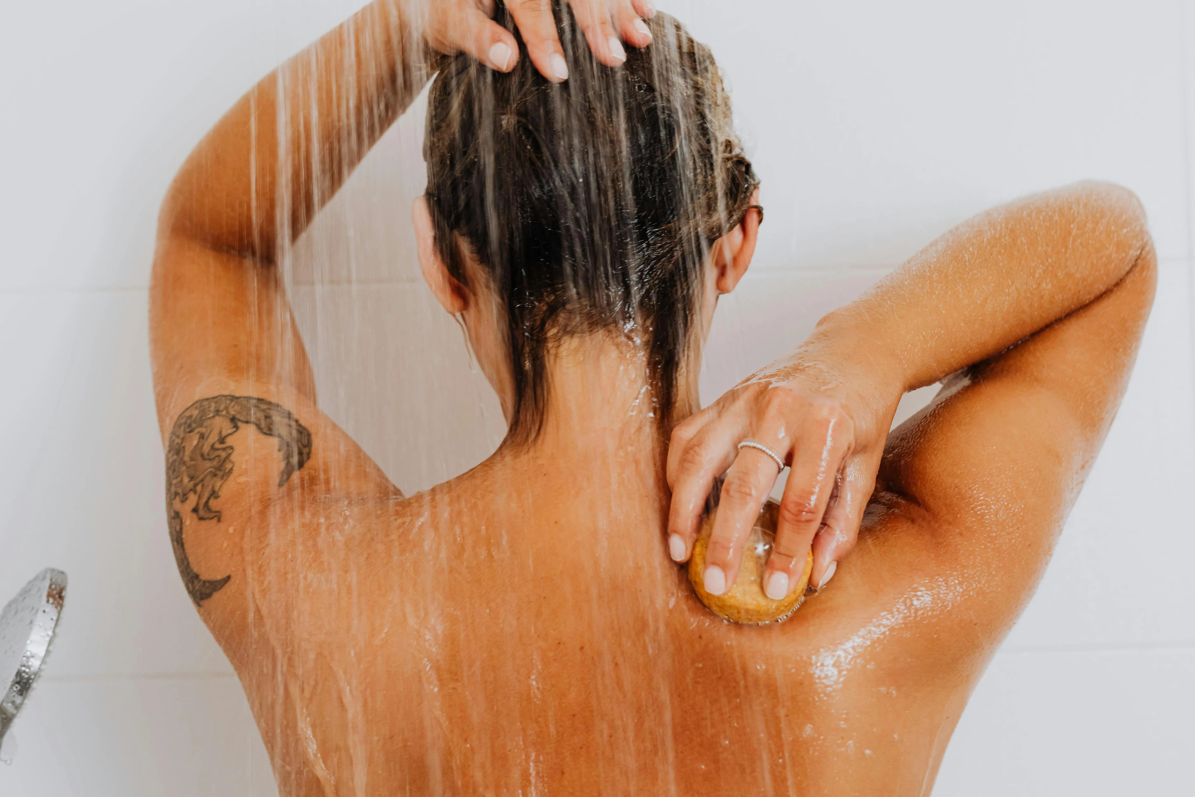 Child drinking filtered water at home